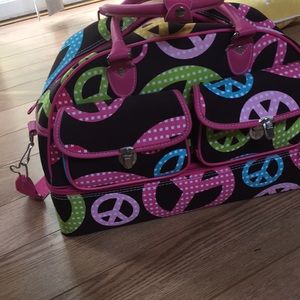 Peace, love and dance bag